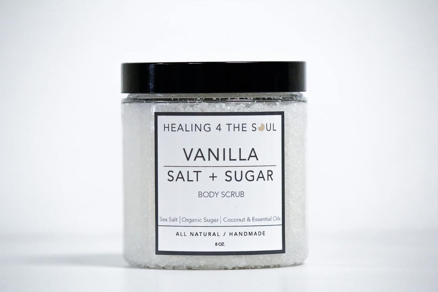 Vanilla Scrub | Salt & Sugar Scrub | Hand Made in USA | Natural & Vegan