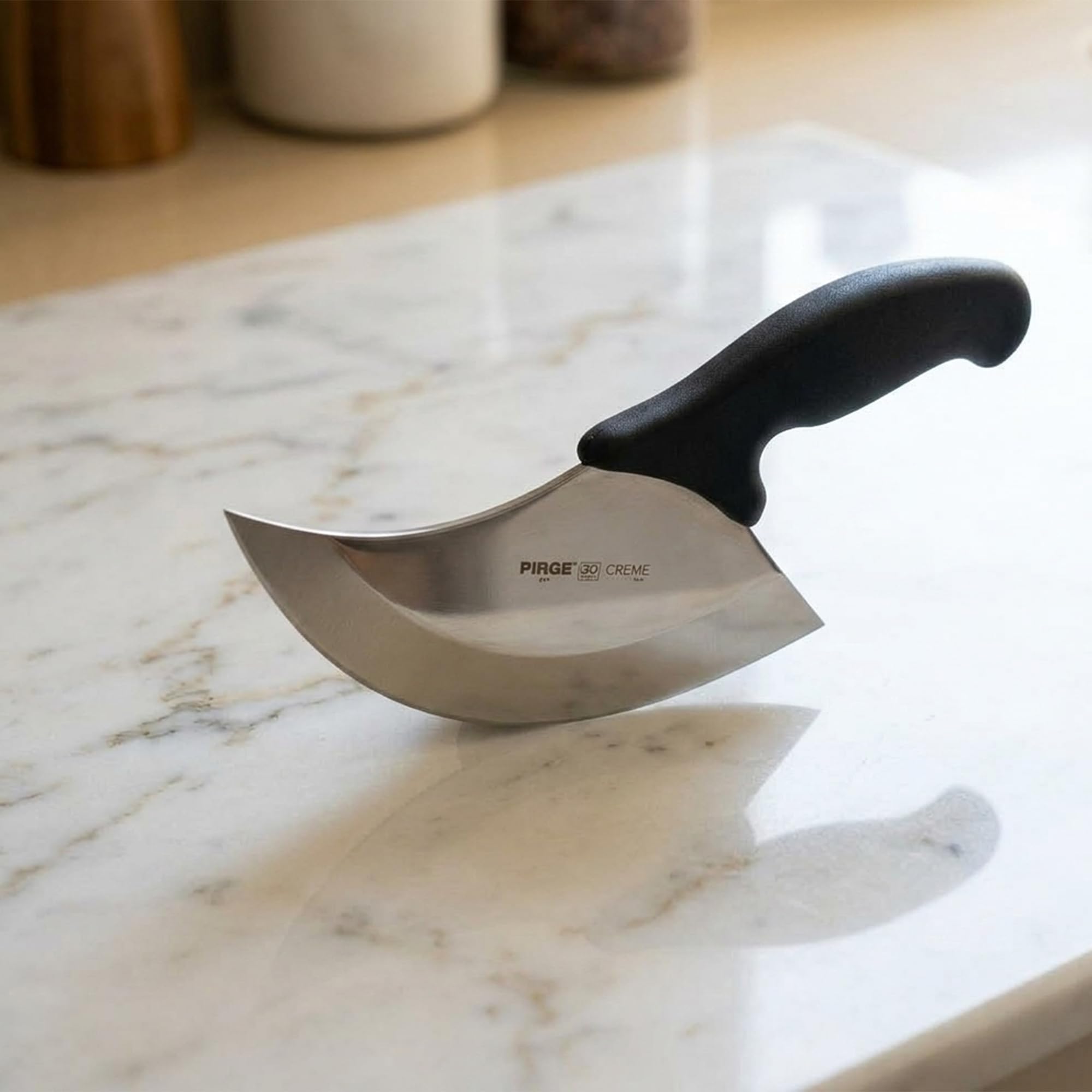 Pirge Creme Börekmesser 18 cm – rostfreier Edelstahl - Börek-Schneide- und Serviermesser