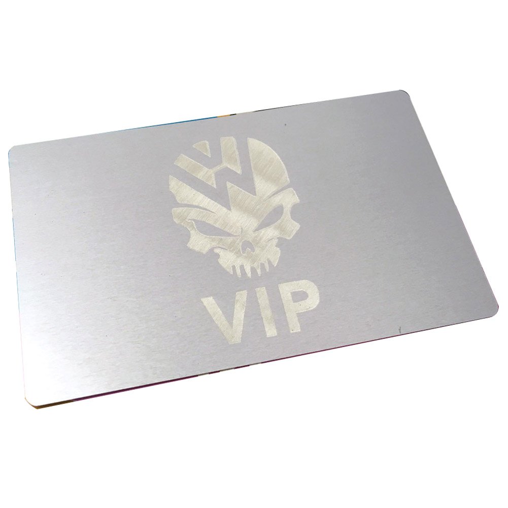 Ebamaz Lot de 100 plaques en alliage d'aluminium pour gravure au laser (bleu, vierge, fin) 8,6 x 5,3 x 0,2 cm
