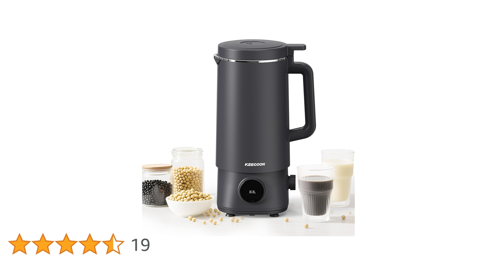 ❤️新品❤️豆乳メーカー 自動調理ポット 加熱式ミキサー 大容量 1000m Amazon | KEECOON 豆乳メーカー 自動調理ポット 加熱式ミキサー
