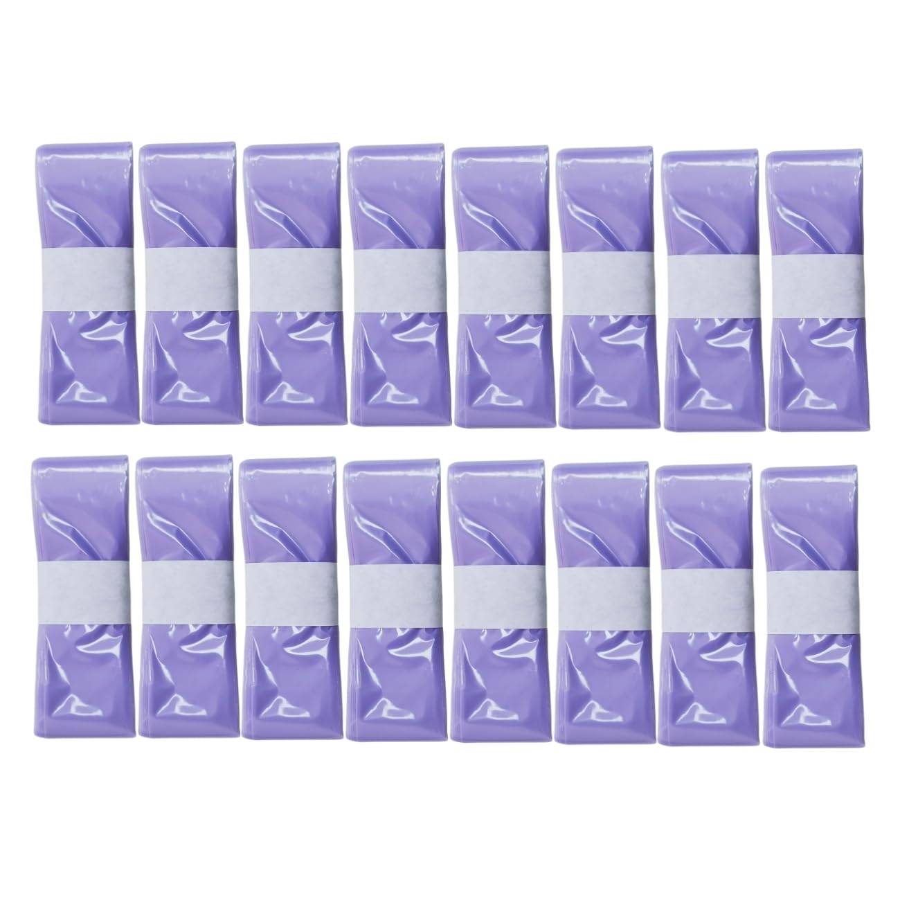 Zoderfy 16Pcs Purple Nappy Bin Refills 16Pcs Nappy Bags Plastic Diaper Pail Refill Bags