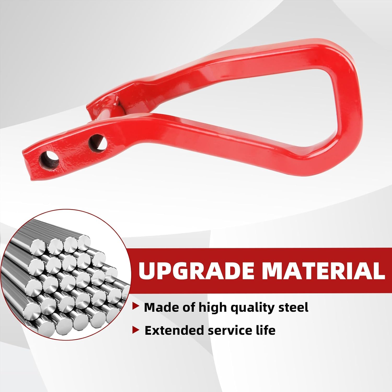 MITZONE Front Tow Hook Compatible with 2019 2020 2021 2022 2023 GMC Sierra 1500 Front Lower Bumper Trailer Replace 84280203