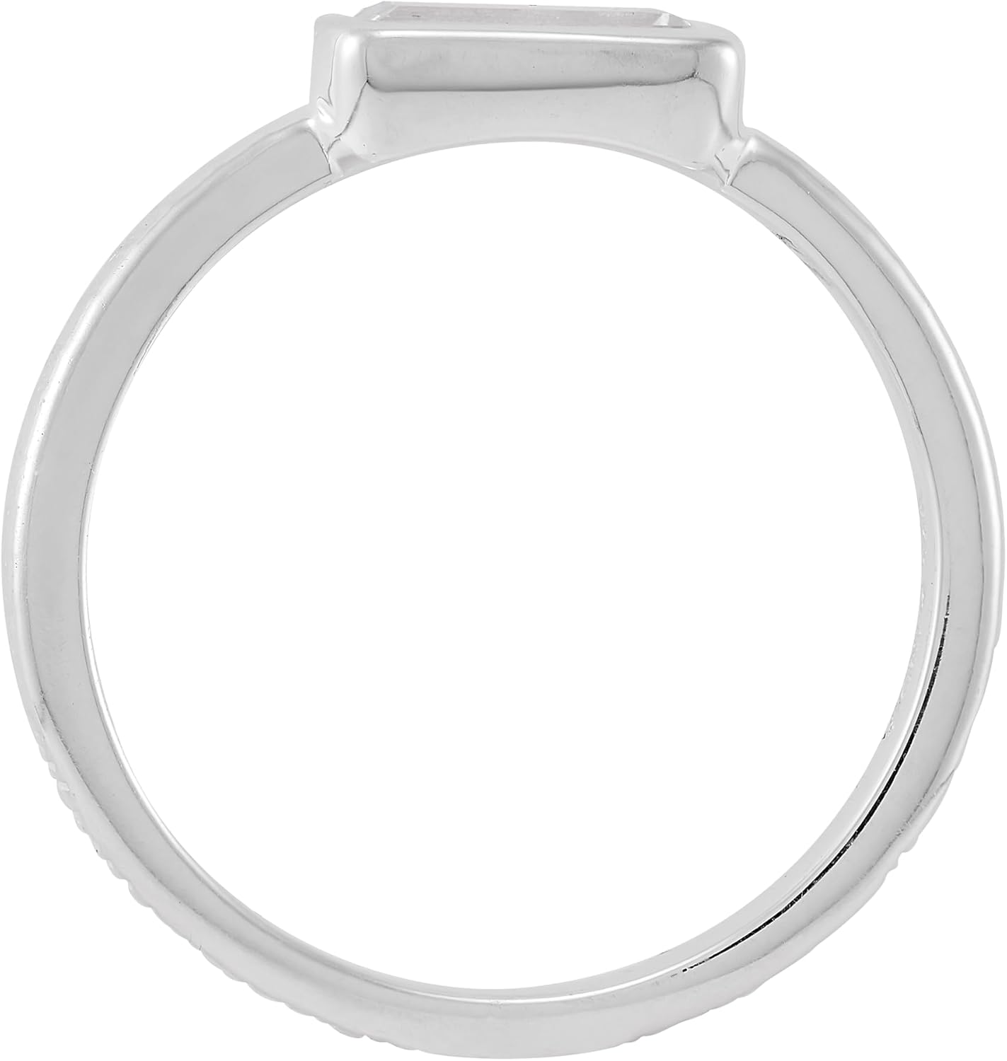 Silpada 'Clear View' Sterling Silver White Cubic Zirconia Ring, Size 7, Size 7