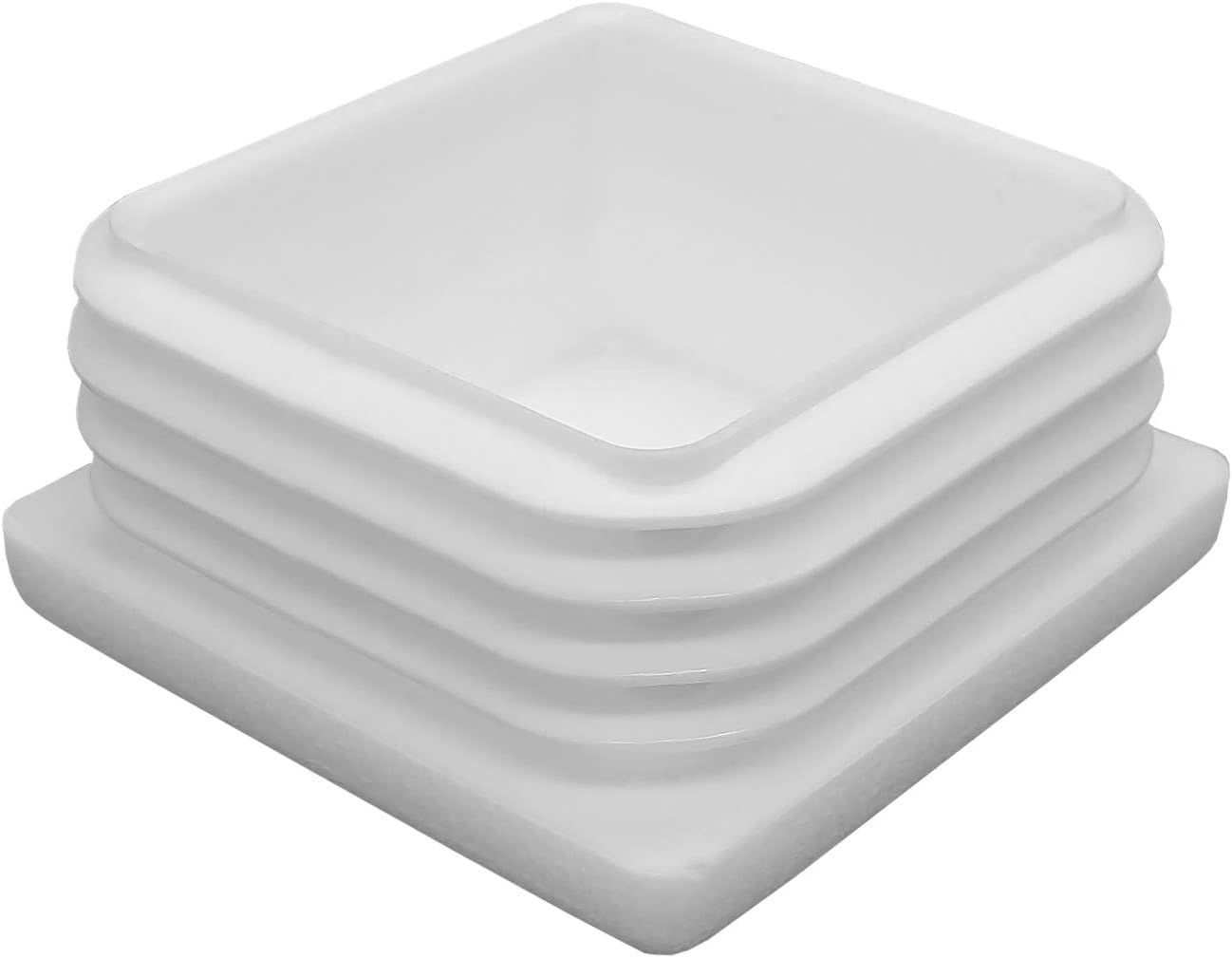 Enkotrade Lot De 10 Bouchons à Lamelles Gris Pour Tubes Rectangulaires, 30 X 20 Mm, Cache-tubes En Plastique Polyéthylène De Qualité Supérieure, Bouchons, Bouchons, Patins | Bouchons Rectangulaires