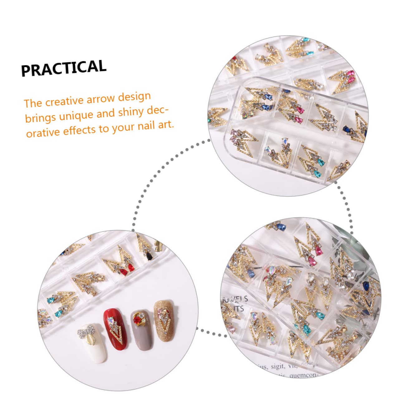 72pezzi Charms Per Unghie Con Rhinestones Decorazioni Per Nail Art Stile Unico e Luminoso Per Unghie Naturali e Artificiali Facili Da Applicare e Condividere Con Amiche
