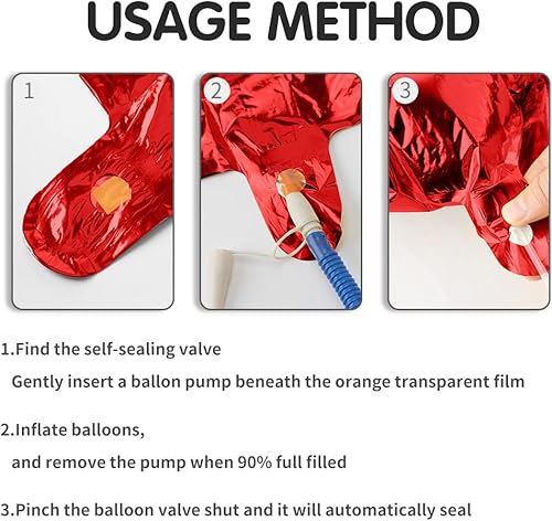 Miniatura 3 de Globo de números de 40 pulgadas, globos rojos con el número 1 para el primer cumpleaños, globos de número 1, globo rojo de aluminio grande,