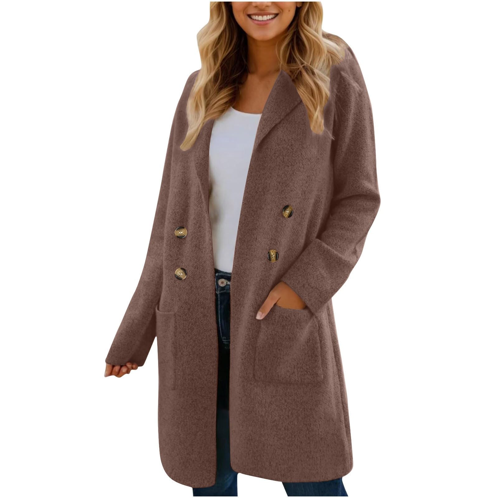 Cappotto In Lana Donna MOKBAY – Elegante, Caldo, Taglio Curvy Per L'inverno