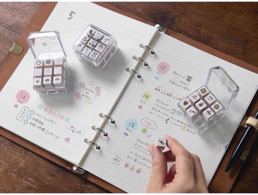 Beverly TSW-116 Stamp, Hanko, Notebook Accessory, Snacks and Tea