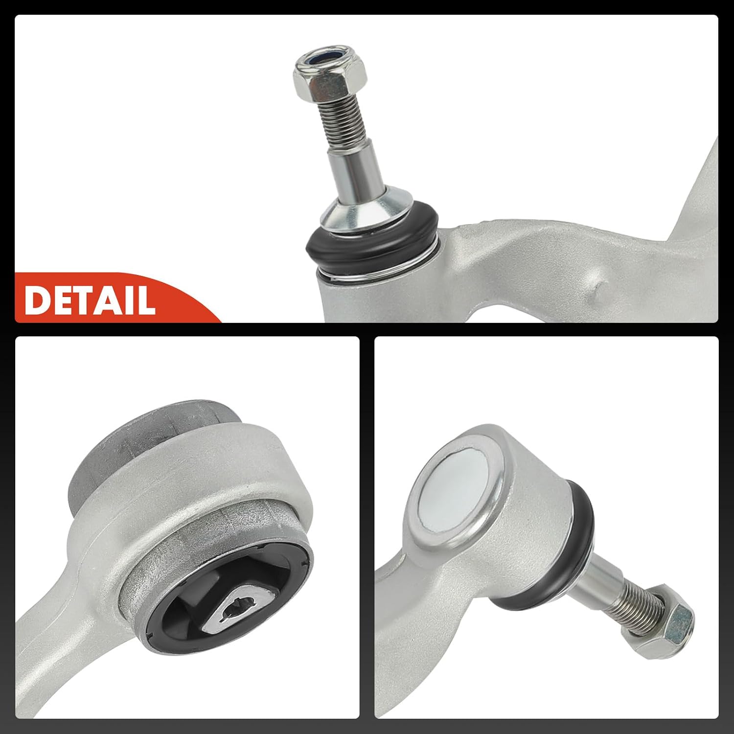 A-Premium Front Right Lower Forward Control Arm, with Ball Joint & Bushing, Compatible with BMW 645Ci 2004-2005, 650i 2006-2010, M6 2006-2010