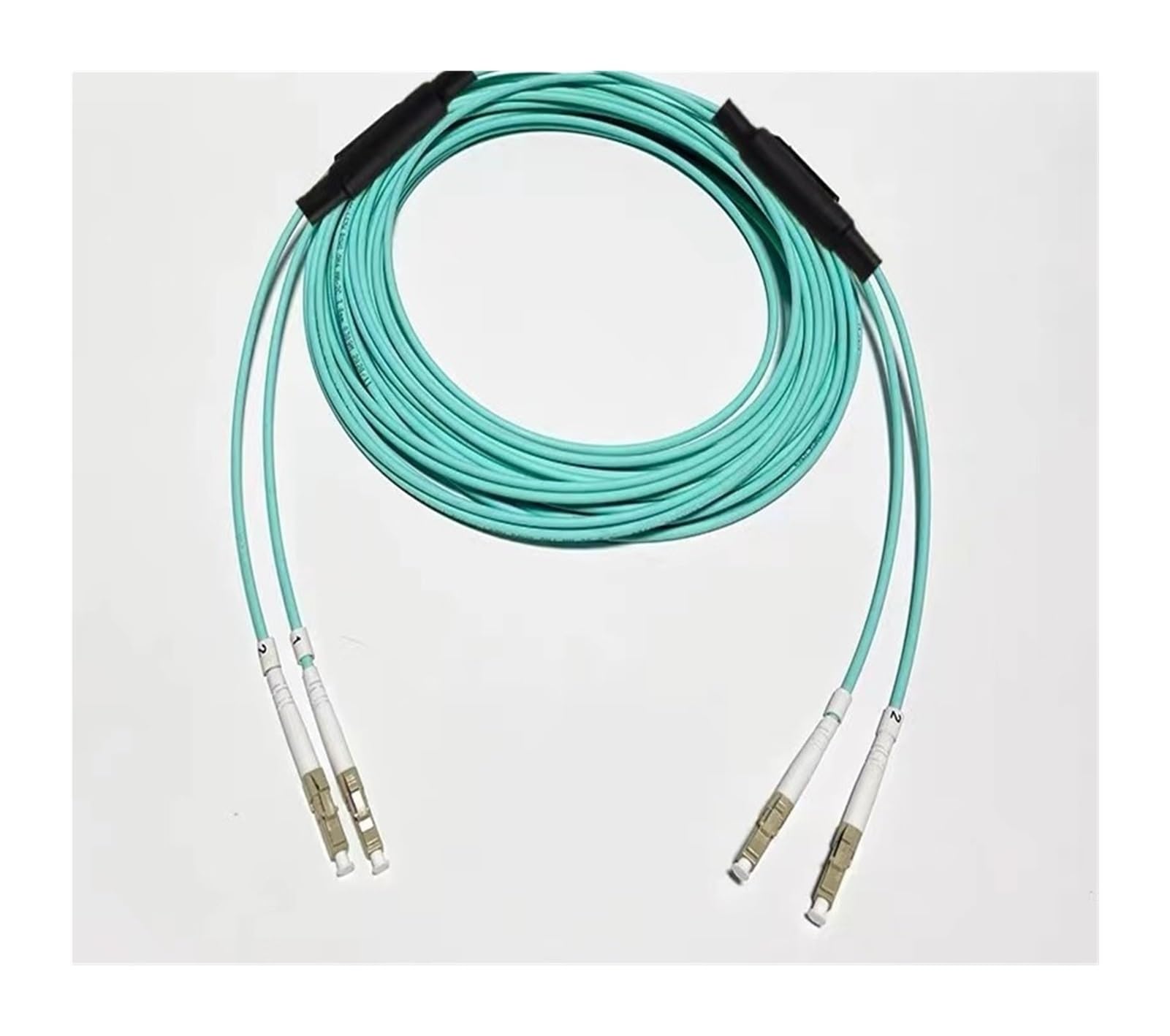 Cordon de raccordement de Fibre Optique blindé, 20m, 2 cœurs, 2C SM MM OM1 OM2 OM3, intérieur et extérieur LC SC FC St LSZH TPU FTTH Jumper 2 cœurs 20mtr(SC-SC,2C Blue SM)