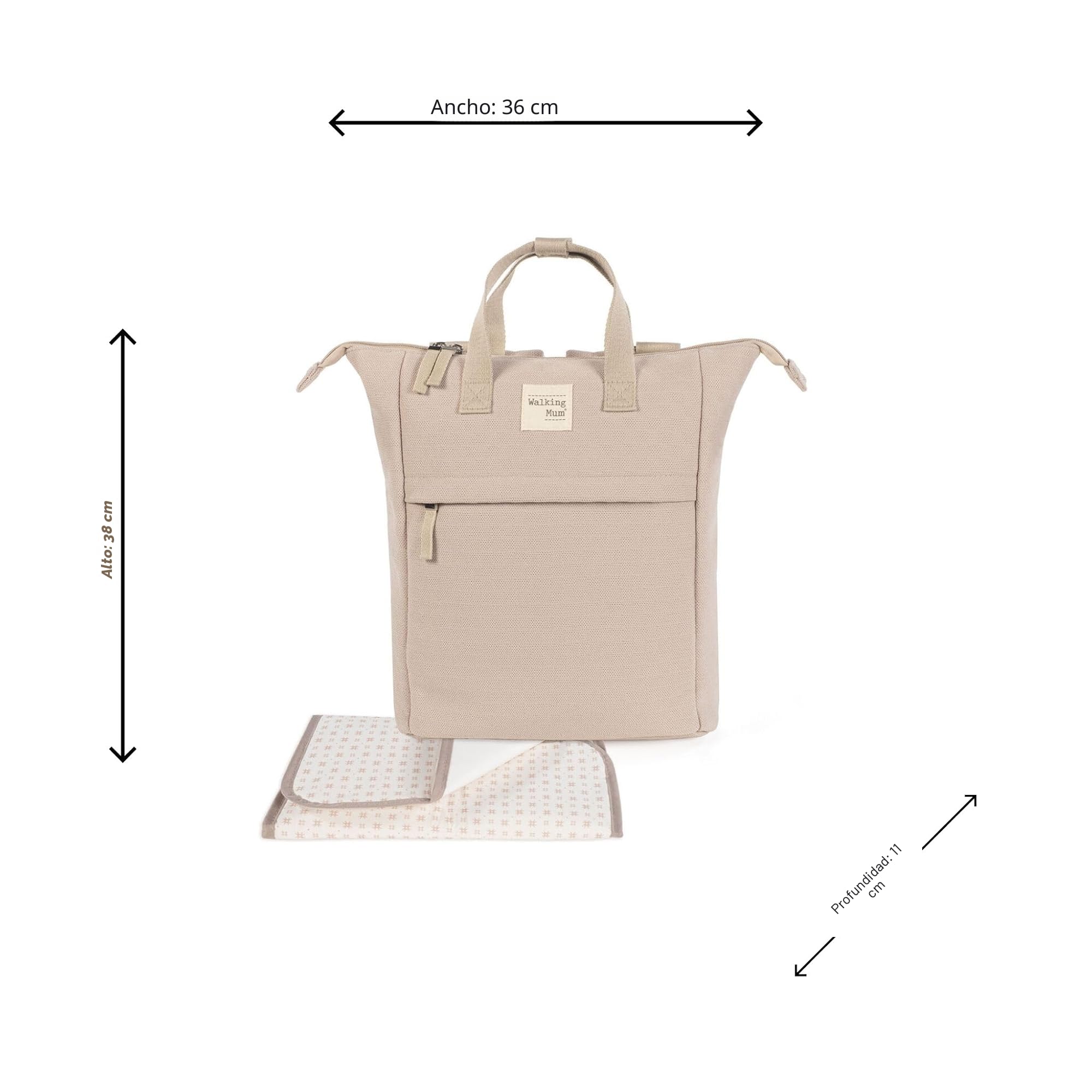 Walking Mum Mochila Eco Mum Apricot