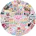 50PCS Graduation Stickers Senior 2026 Holographic Stickers - Class of 2026 Sticker for Kindle Scrapbook Laptop Water Bottle (Holographic)