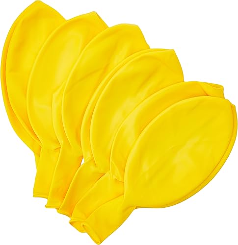 Miniatura 3 de Globos gigantes de látex de color azul y 36 pulgadas, 36", Lemon Yellow