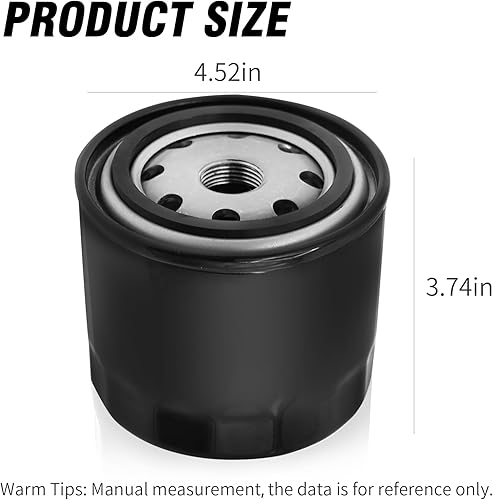 Miniatura 4 de Anxingo E6201-32443 Reemplazo del filtro de aceite para tractores Kioti CK2510 CK DK NX CT230 CK2610 CK27 CK30 CK30H CK35 CK35H CK3510