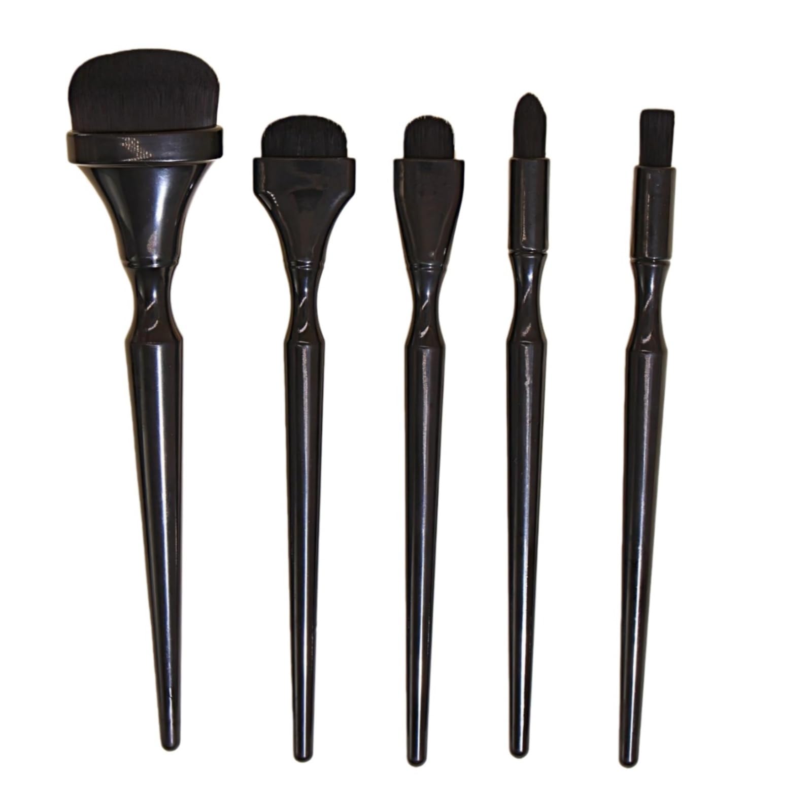 Charcoal Brushes for Artists,Charcoal Blending Brushes, 5 Pieces Painting Supplies,Painting Tools,Makeup Brush Set,Ink Mixing Brush for Art Students Teachers Artists Craftsmen,Black