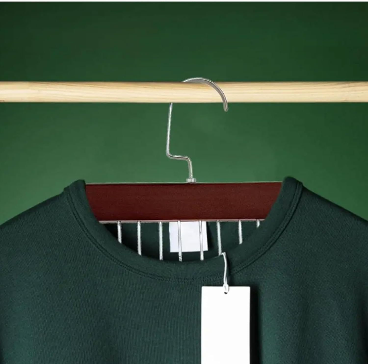 Suit Hangers Multifunctional Bra Hanger Wooden Belt Hanger Women Sturdy Tie Belt Hanger for Beanie Scarfs Bra Closet Trouser Hanger