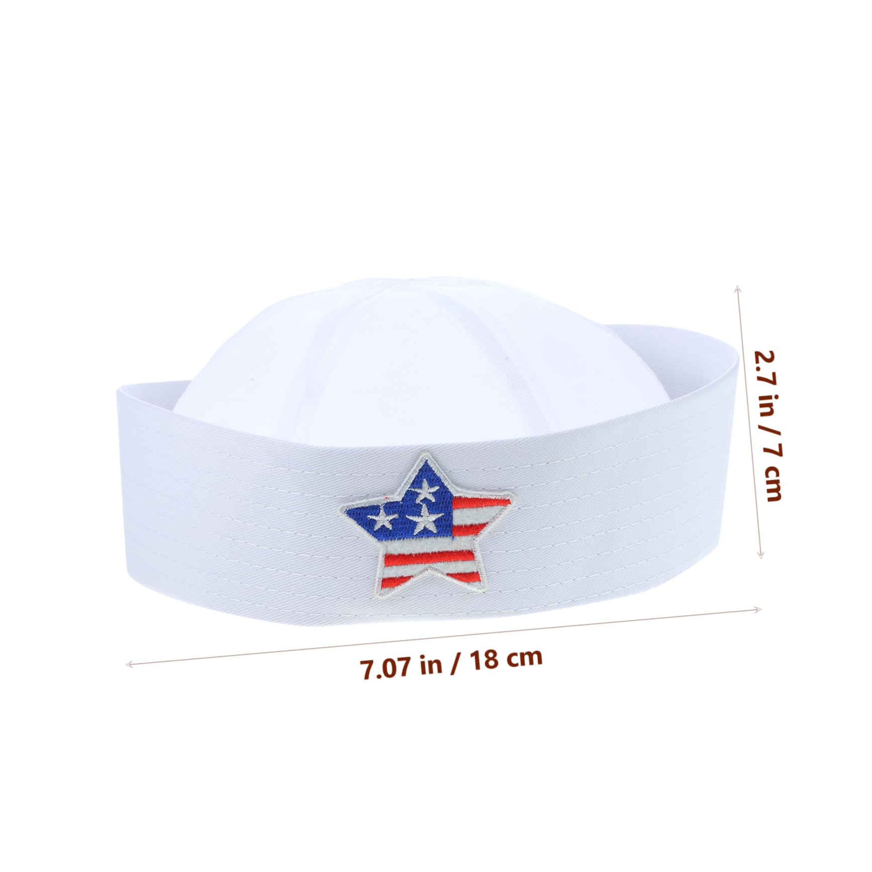 TOVINANNA Cosplay Captain Hat for Men Women Classic Nautical Sailor Hat Lightweight Design for Parties Boating and Outdoor Events Unisex