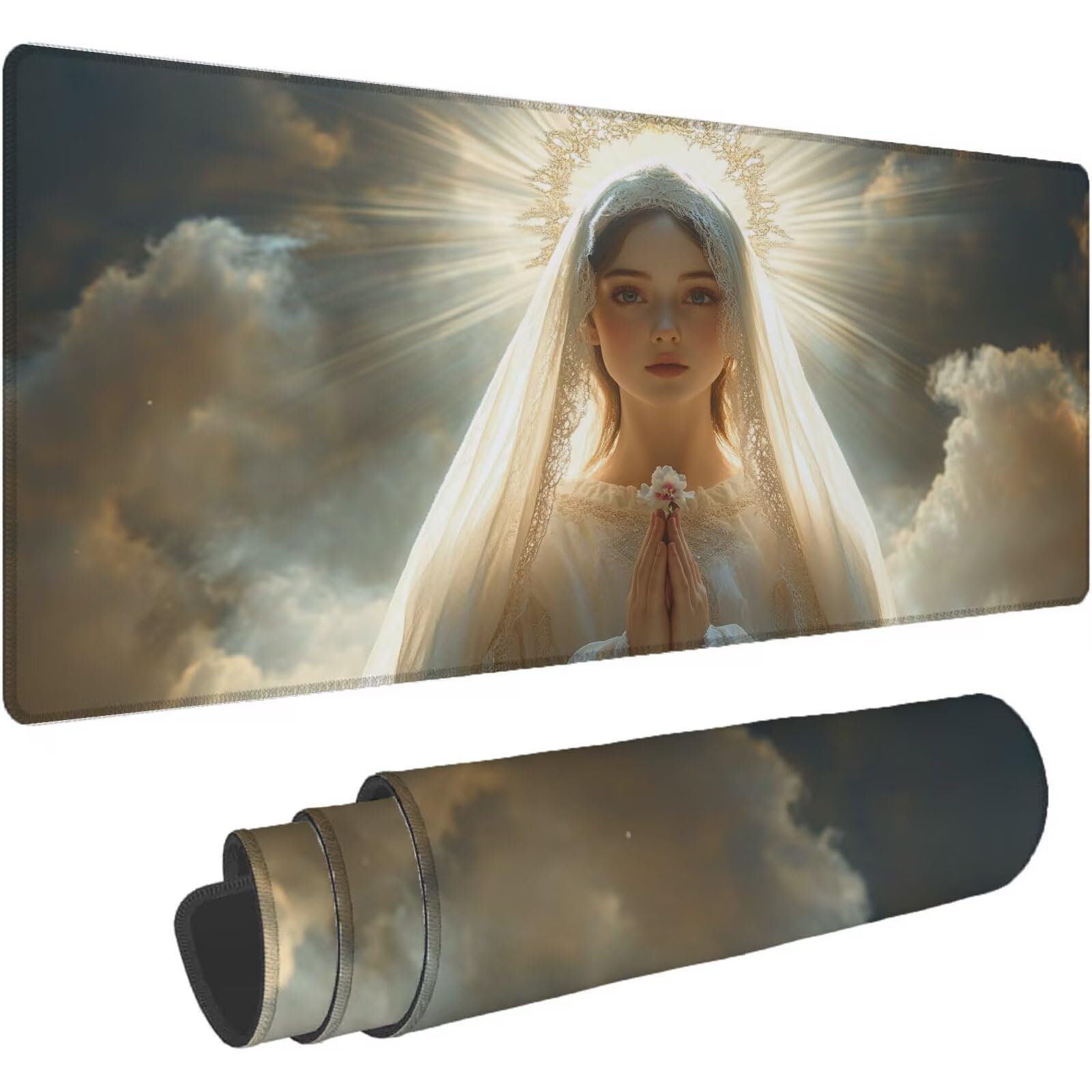 Podkładka pod mysz XXL 1600 x 800 mm beżowa podkładka pod mysz dla kobiet mata podkładka pod mysz do gier antypoślizgowa gumowa podstawa zszyte krawędzie akcesoria biurowe do gier do biura i komputera