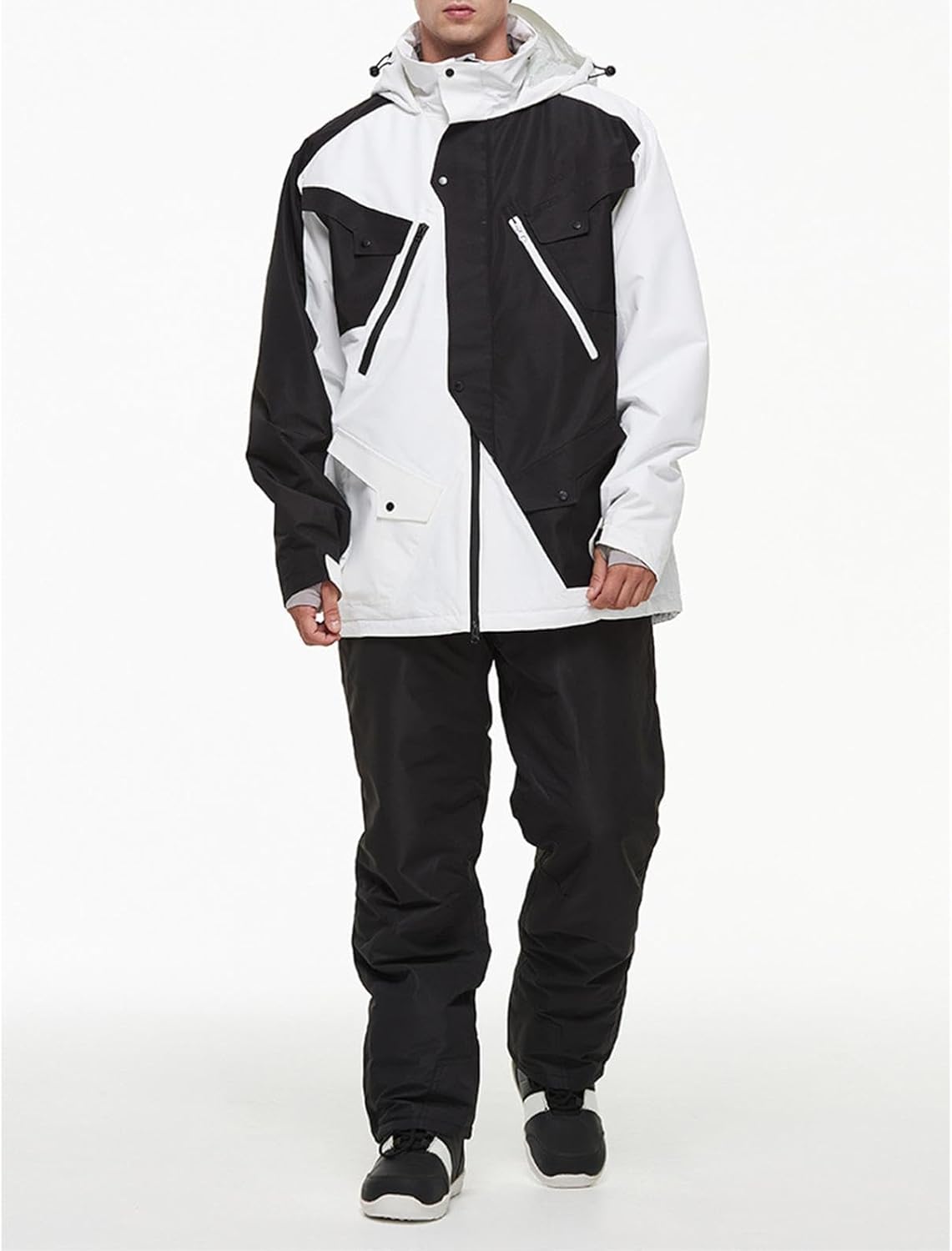 Womens Mens Ski Jacket and Pants Waterproof Windproof Snowsuit Snowboarding Coat Insulated Warm Winter