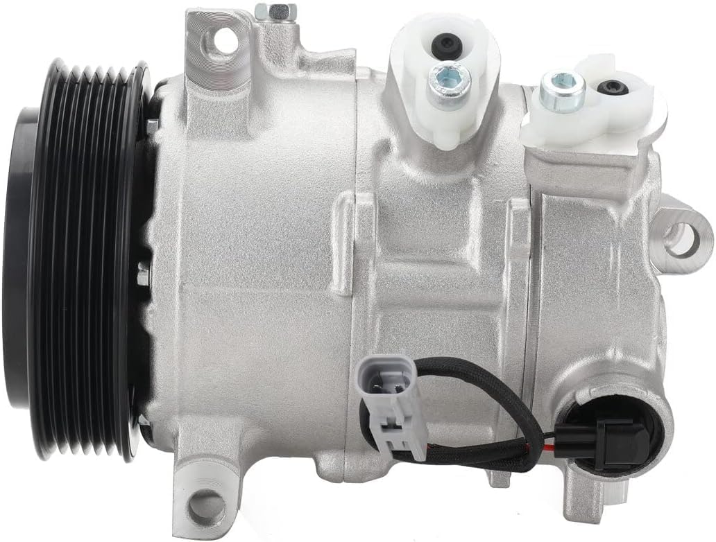 Air Condition AC Compressor with A/C Clutch Compatible with D-ODGE CALIBER 2009 2010 2011 2012 L4 1.8L 2.0L 2.4L/J-EEP COMPASS P-ATRIOT 2009-2017 L4 2.0L 2.4L Replaces CO-30011C 55111610AA