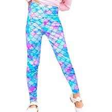 Kid Girls Unicorn Rainbow Mermaid Leggings Soft Stretchy Pants High Waist Slim Tights