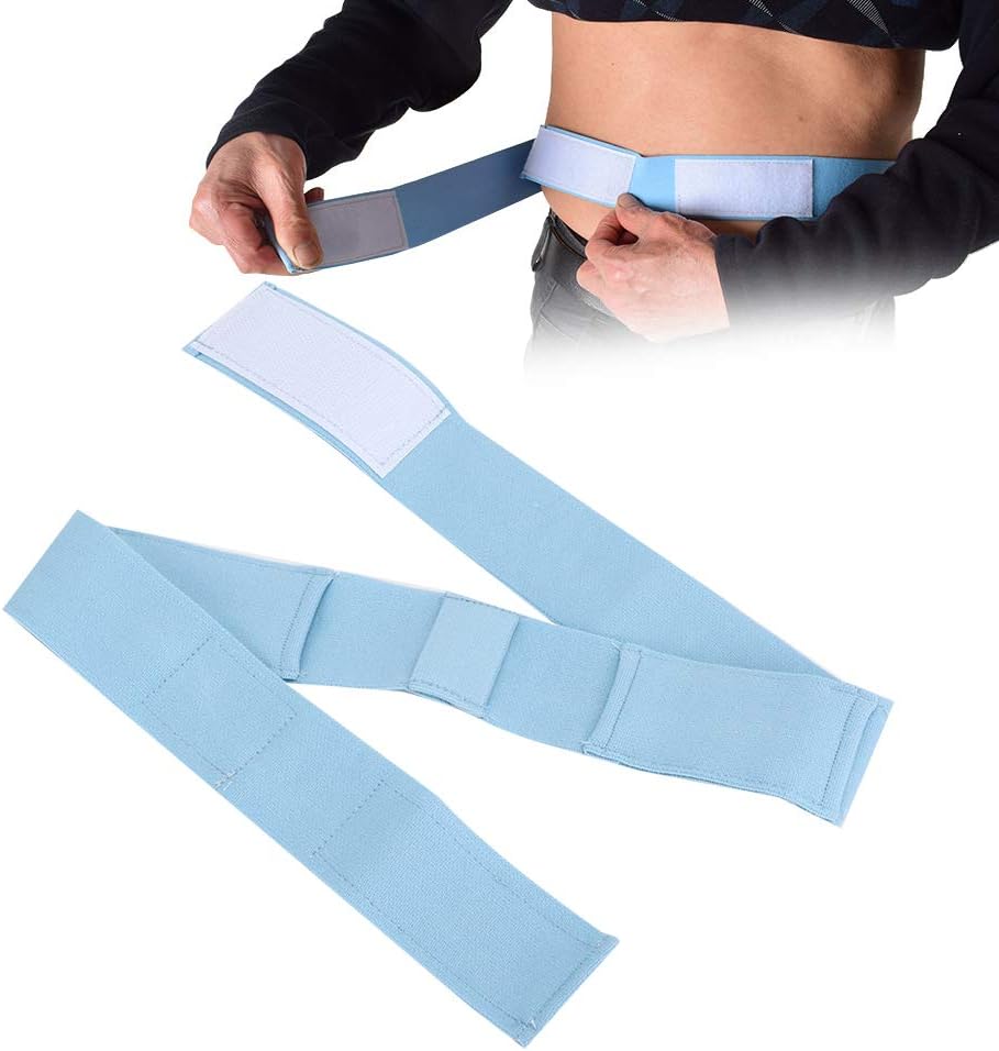 Peritoneal Dialysis Conduit Belt, Adjustable Breathable Abdominal Back Support, G Tube Belt Peg Suppiler Catheter Holder Gastrostomy Covers Pads Drainage Abdominal Dialysis Medical Belt(L)