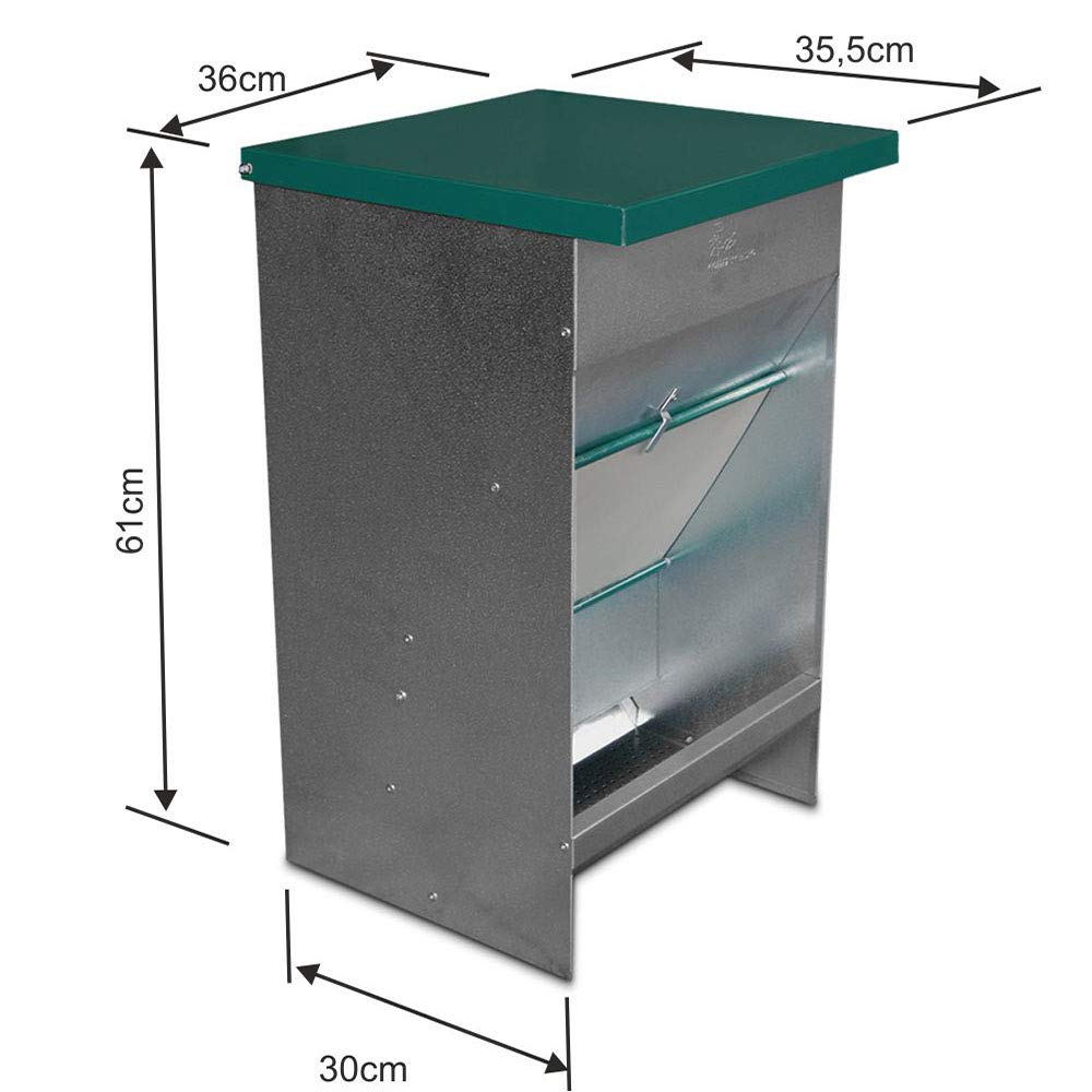 Comedero para Perros Tolva Grande Galva. - Capacidad 42 litros (16 kg) - Ref: 18103001