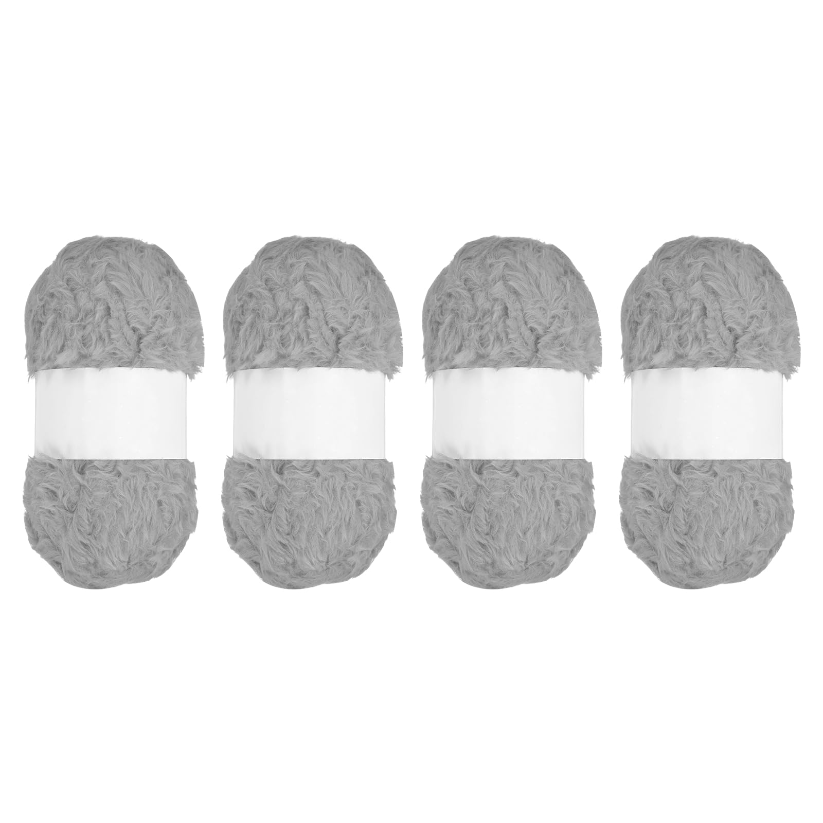 Fil faux fourrure anti-irritation pour tricoter des écharpes douces sans piquer