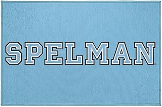 Campus Lab Spelman College Anti-Slip Indoor Doormat, 20” x 31.5” Primary Mark, Floor Mat for Inside Entry Way/Back Door Garage Mudroom Home and Office, Low Profile