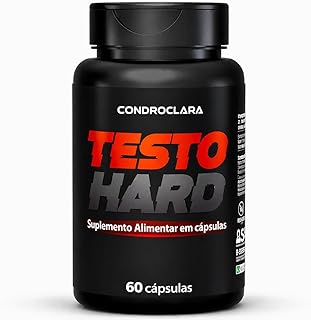 TestoHard Suplemento Masculino 60 Cápsulas Energia Vitalidade Performance Zinco Magnésio Vitaminas Fórmula Premium Testo Hard Bem Estar Masculino Uso Diário
