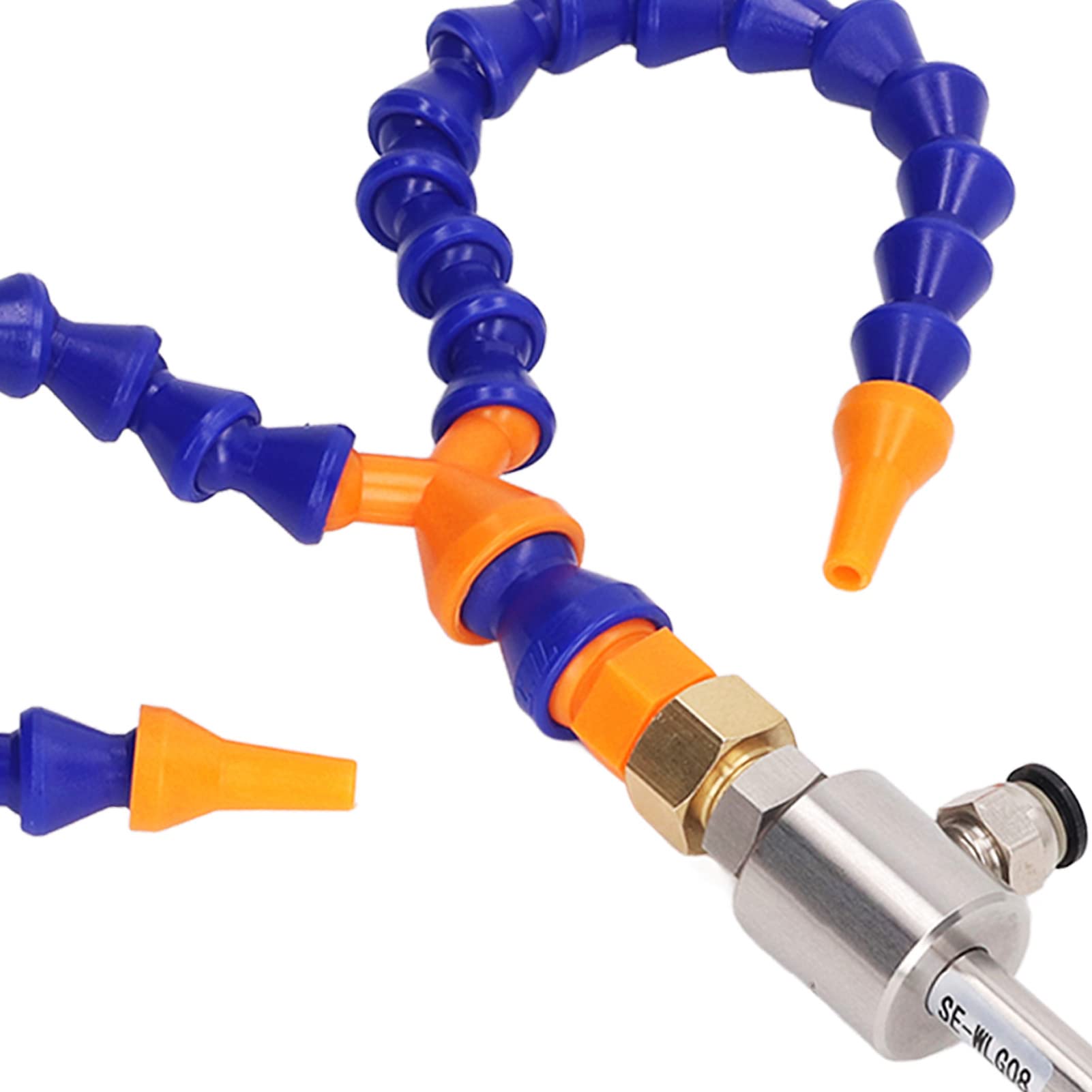 Juego de refrigeración por aire frío, tubo de vórtice de acero inoxidable, conector de manguera FLEXIBLE para trabajadores de soldadura