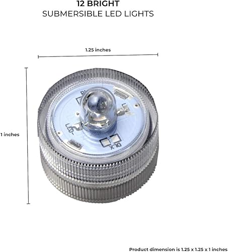 Miniatura 2 de LumaBase 68512 Luces LED sumergibles a pilas, color rosa