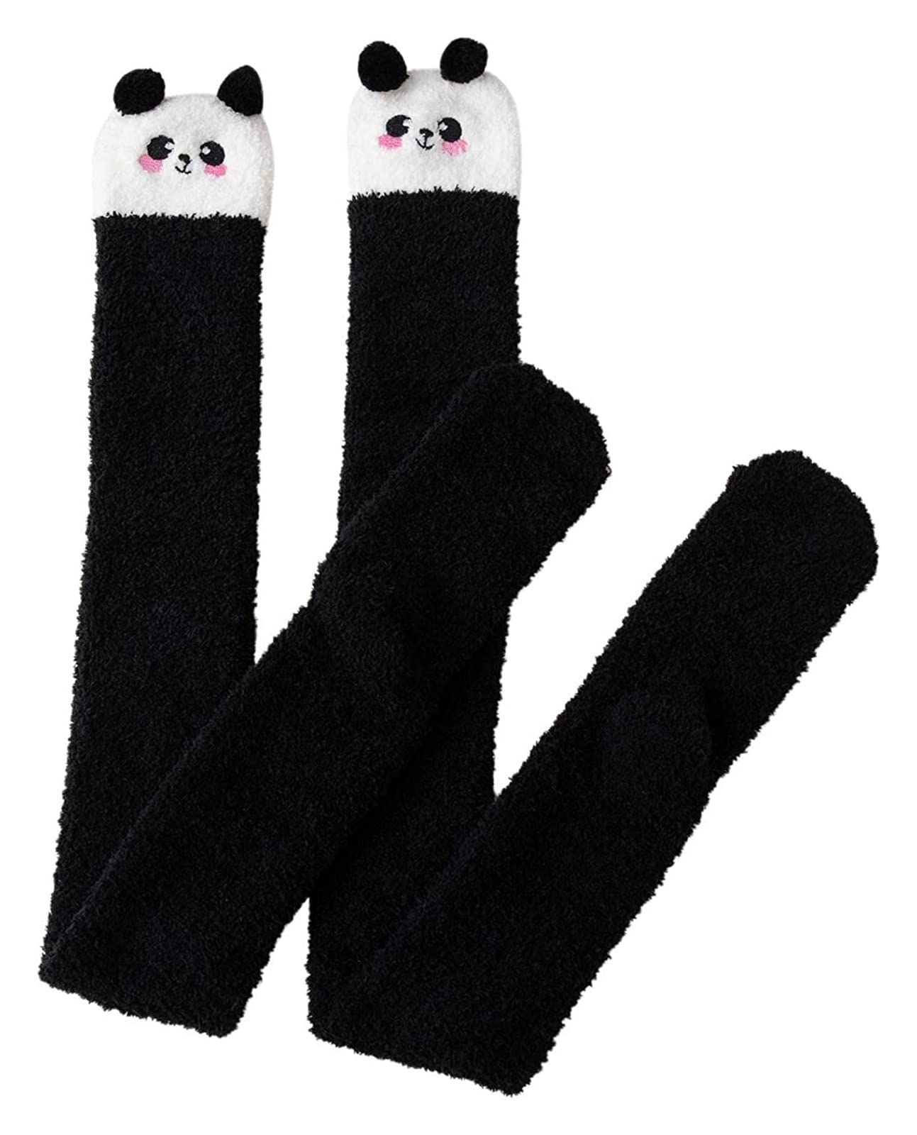 Calcetines Cómodos Calcetines Peludos Hasta El Muslo Para Mujer Medias Bonitas Por Encima De La Rodilla Altos Dibujos Animados Suaves Reforzada