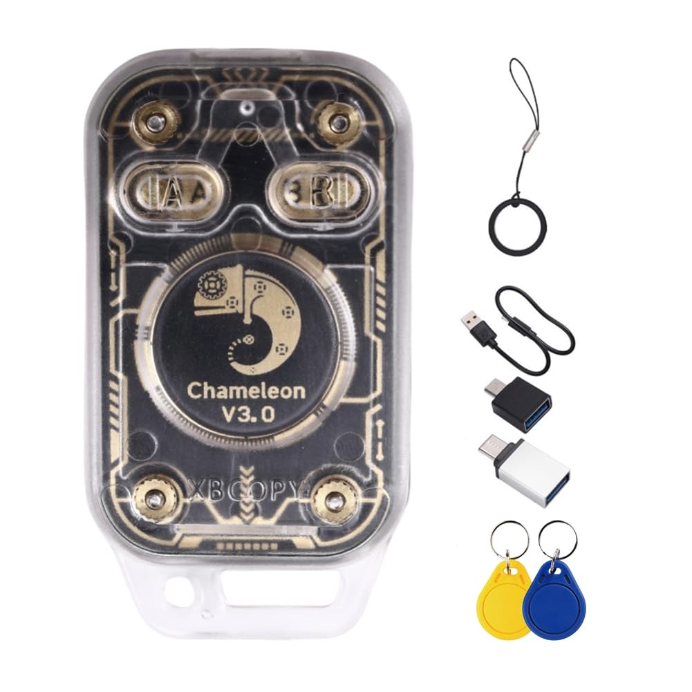 Emulatore Lettore Chip Intelligente RFID Chameleon V3.0 + UID/CUID 125K 13,56M ID IC Smart Card Tag Copiatore NFC Lettore Scrittore