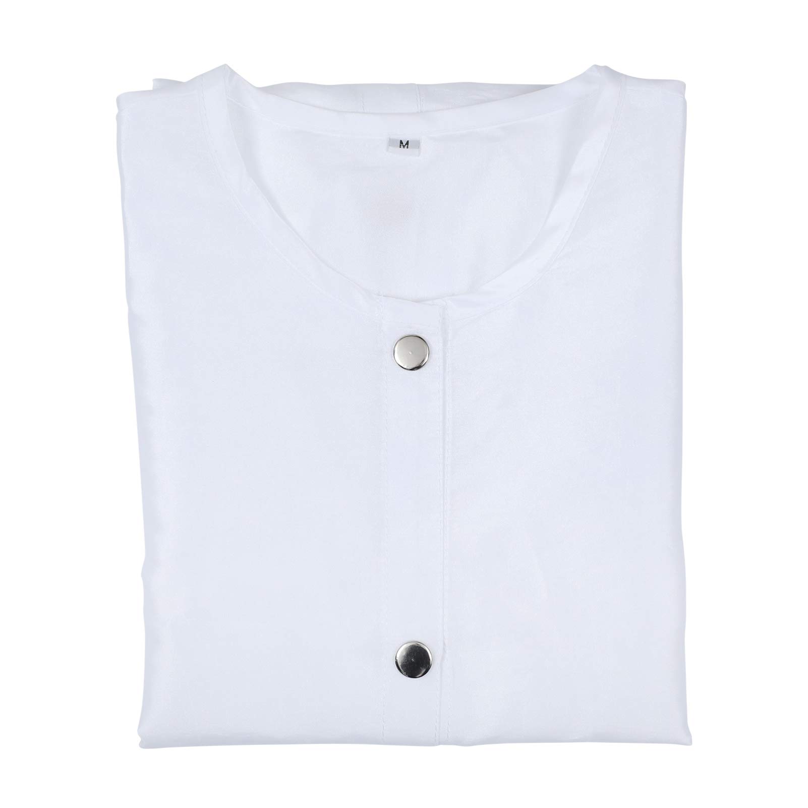 Yardenfun Hairdressing Overalls Hairdresser Accessory Hair Cutting Cape Apron Hairdressing Technician Apron Haircut Technician Apron Smocks for Hairdresser Apron Nylon Polyester White