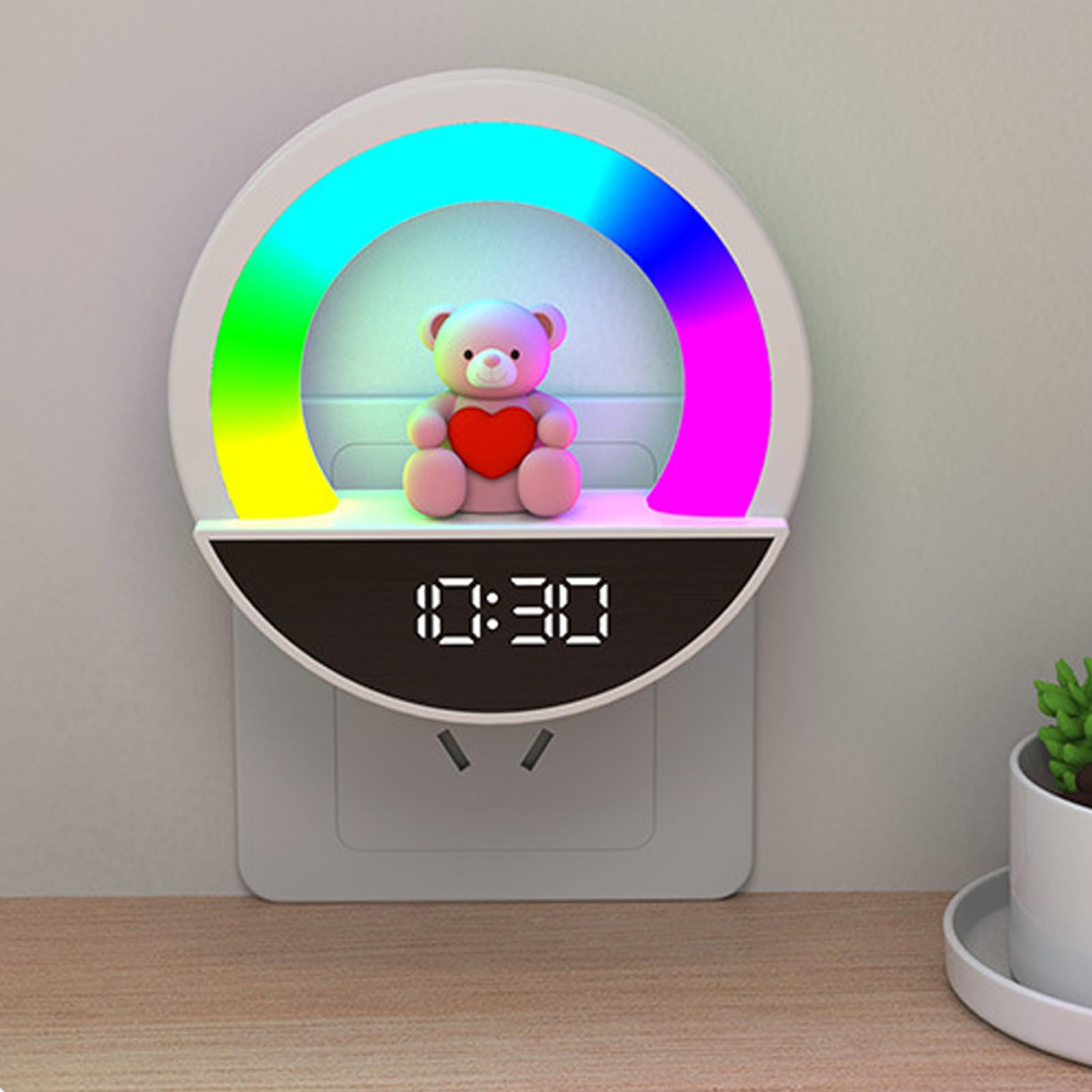 Iluminación de la habitación de los niños Lámpara de mesa LED con suave