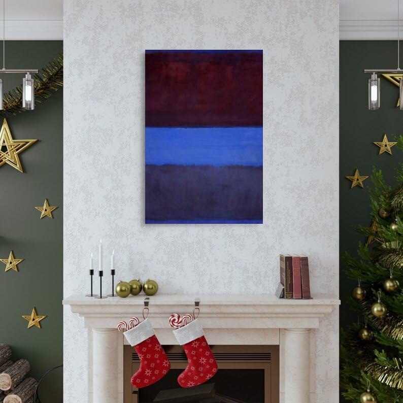 額装品/No.61（マーク・ロスコ）/アートポスター/モダンアート/抽象絵画 MARK ROTHKO (マーク・ロスコ) | No.61 Rust and Blue, 1953