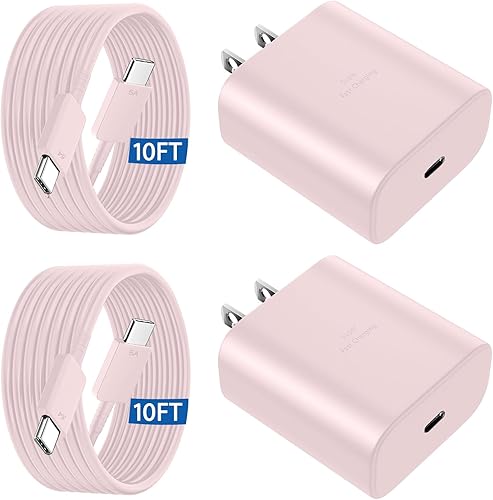 Miniatura 7 de Cargador de teléfono súper rápido Samsung de 45W, cargador rápido USB C Samsung, cable de carga rápida Samsung Galaxy S25 S24 Ultra Charge 10 pies,