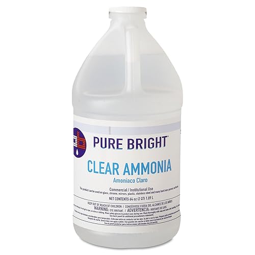 Clear Ammonia, 64Oz Bottle, 8/Carton