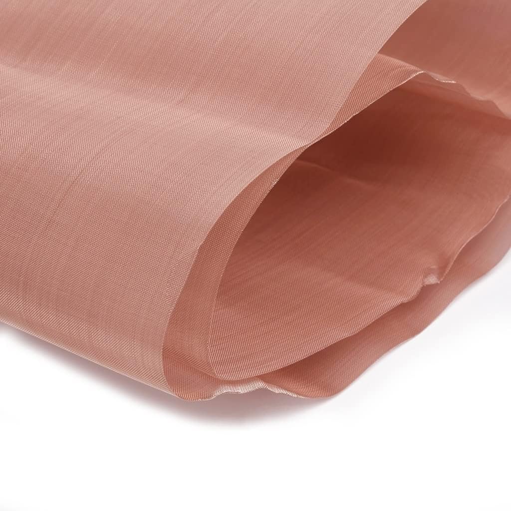 1pcs Copper Mesh Screen 10-200 Mesh - Rustproof Wire Cloth for DIY Projects & Filter Cleaner(30x60cm 100 Mesh)