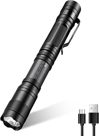 Pen Flashlight Rechargeable 3 Mode
