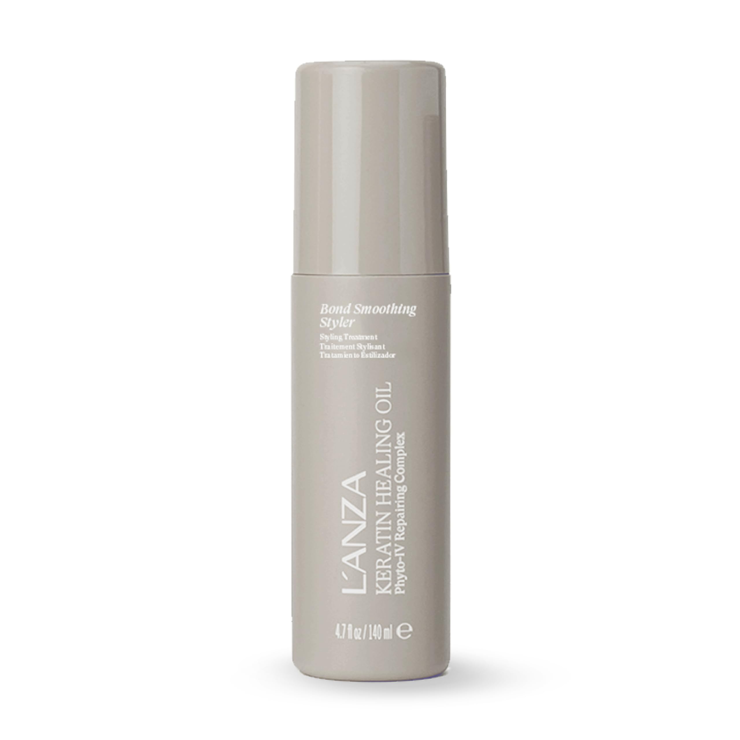 L'ANZA Bond Smoothing Styler - Keratin Healing Oil Hair Care Bond Repair Treatment & Hair Styling Cream, Phyto IV Complex Hair Repair Treatment, Split End Repair Vegan Hair Serum (140ml)