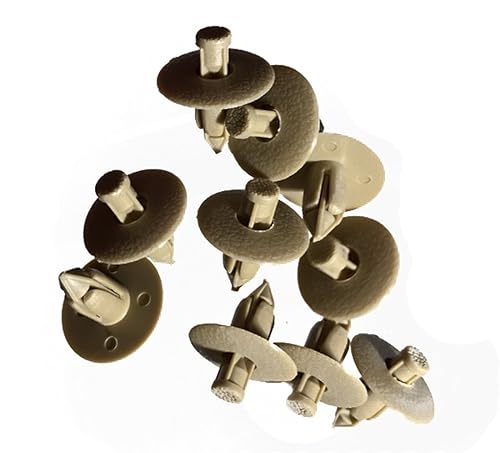 ihave Juego de clips de repuesto para panel de moldura de puerta, 10 Tacoma 4RUNNER LN85 LN90 Tan Cream 90467-07085