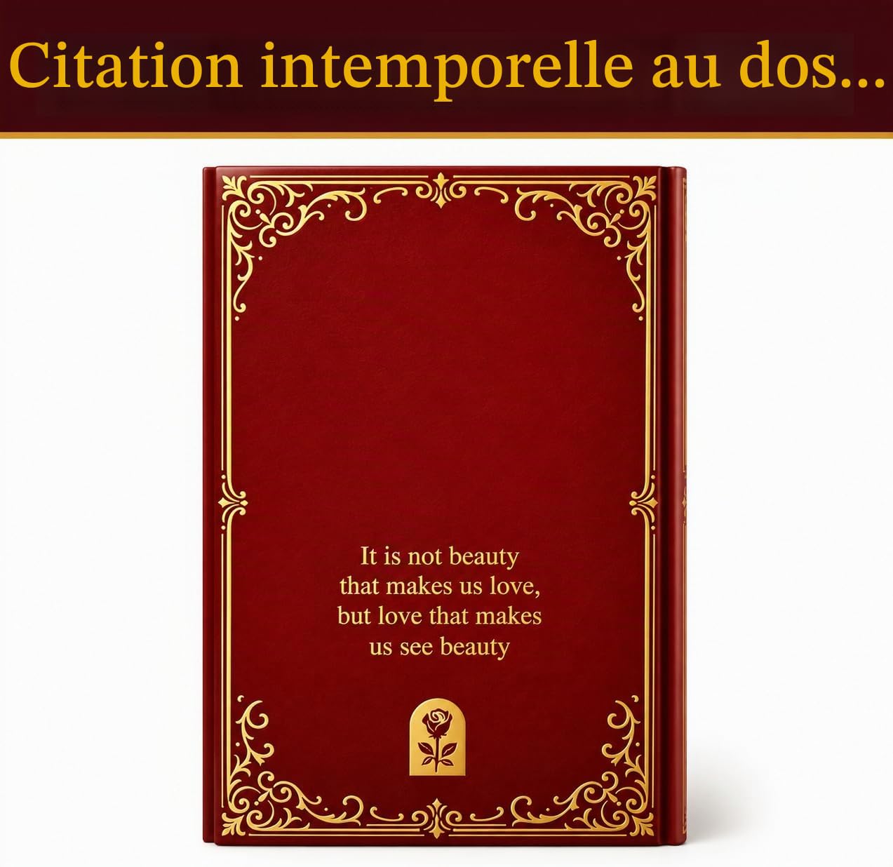 Vase en céramique inspiré de la Belle et la Bête en Forme de Livre – Vase Floral décoratif pour la Maison et la bibliothèque, Unique