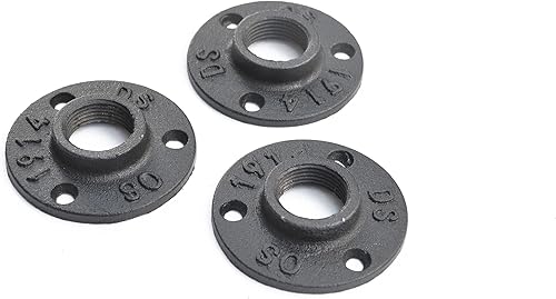 Miniatura 6 de DIYHD Barandilla de tubo de montaje en pared de 10 pies para escaleras, barandilla de mano industrial rústica negra para interiores