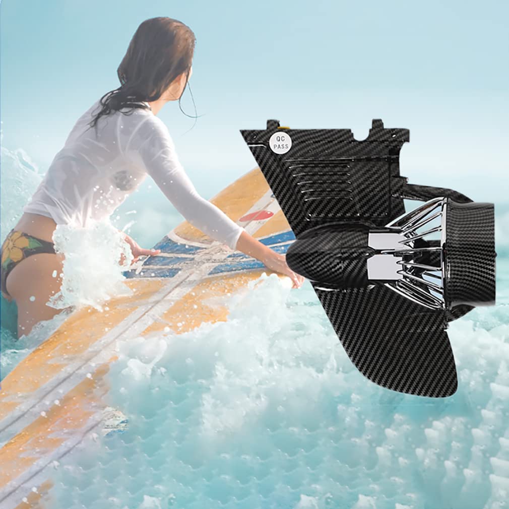 SONLED Aletas de Surf eléctricas de 24 V, Motor de Tablas de Surf subacuáticas, Control Remoto, Motor eléctrico Stand Up Paddle Board Push Motor Fin para Buceo, esnórquel y Aventuras en el mar