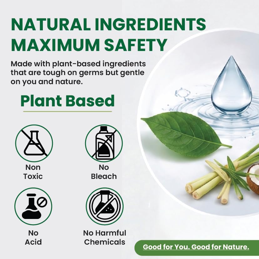 Image of Natural Toilet Cleaner | Kills 99.9% Germs | Probiotic & Enzyme Formula | No Toxic Fumes | Stain & Odor Resistant | Eco-Friendly & Septic Safe | 500 ML