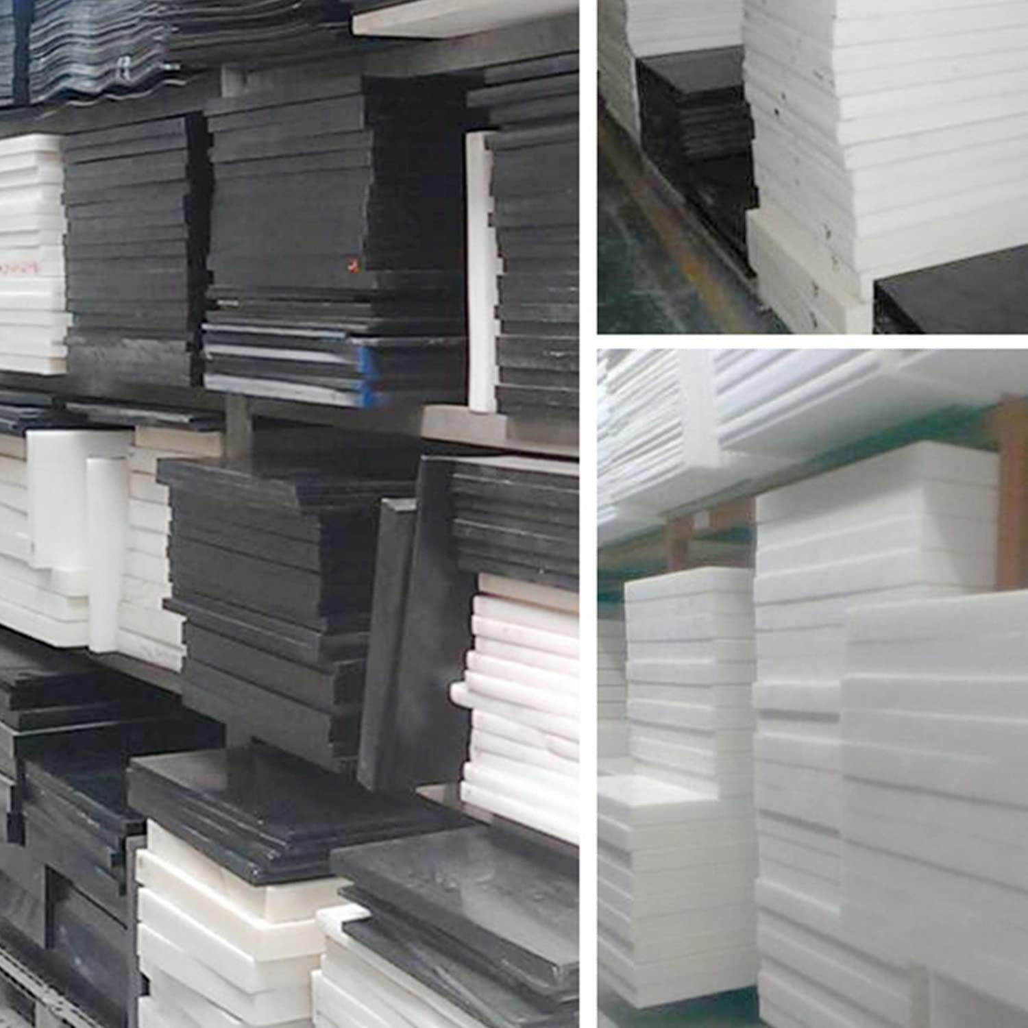 100 x 200 mm POM-Kunststoffplatte, Dicke 8–30 mm, weiß, schwarz, Kunststoffplatten, Hartplastik, Polyoxymethylenplatte for CNC-Modellbrett, DIY-Rohmaterial ( Color : White , Size : 100*200*30mm )