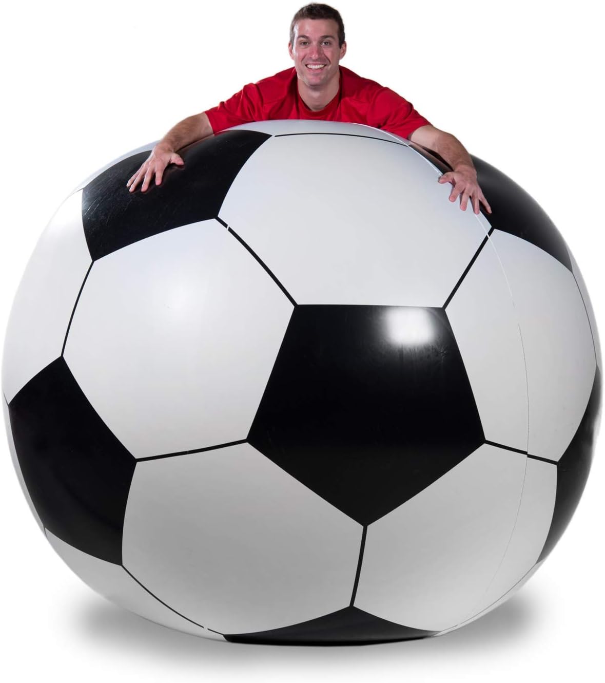 VAT19 Giant Inflatable Soccer Ball - 6 Feet Tall - Super Tough