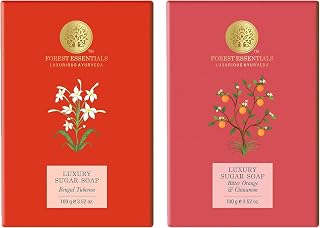 Forest Essentials Luxury Sugar Soap Bengal Tuberose Ayurvedic & Forest Essentials Luxury Sugar Soap Bitter Orange & Cinnam... Price In India